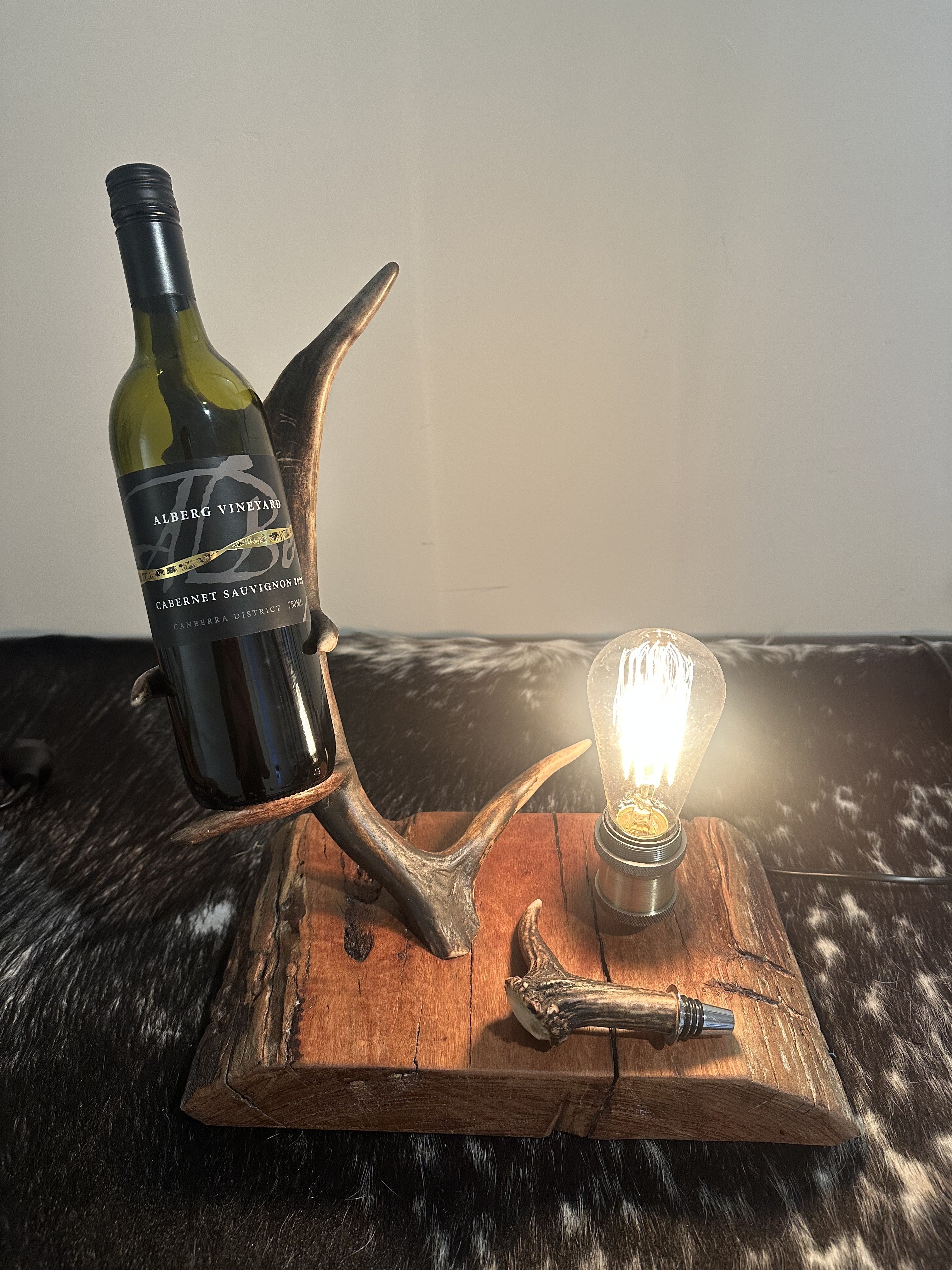 Fallow Bottle holder Lamp.