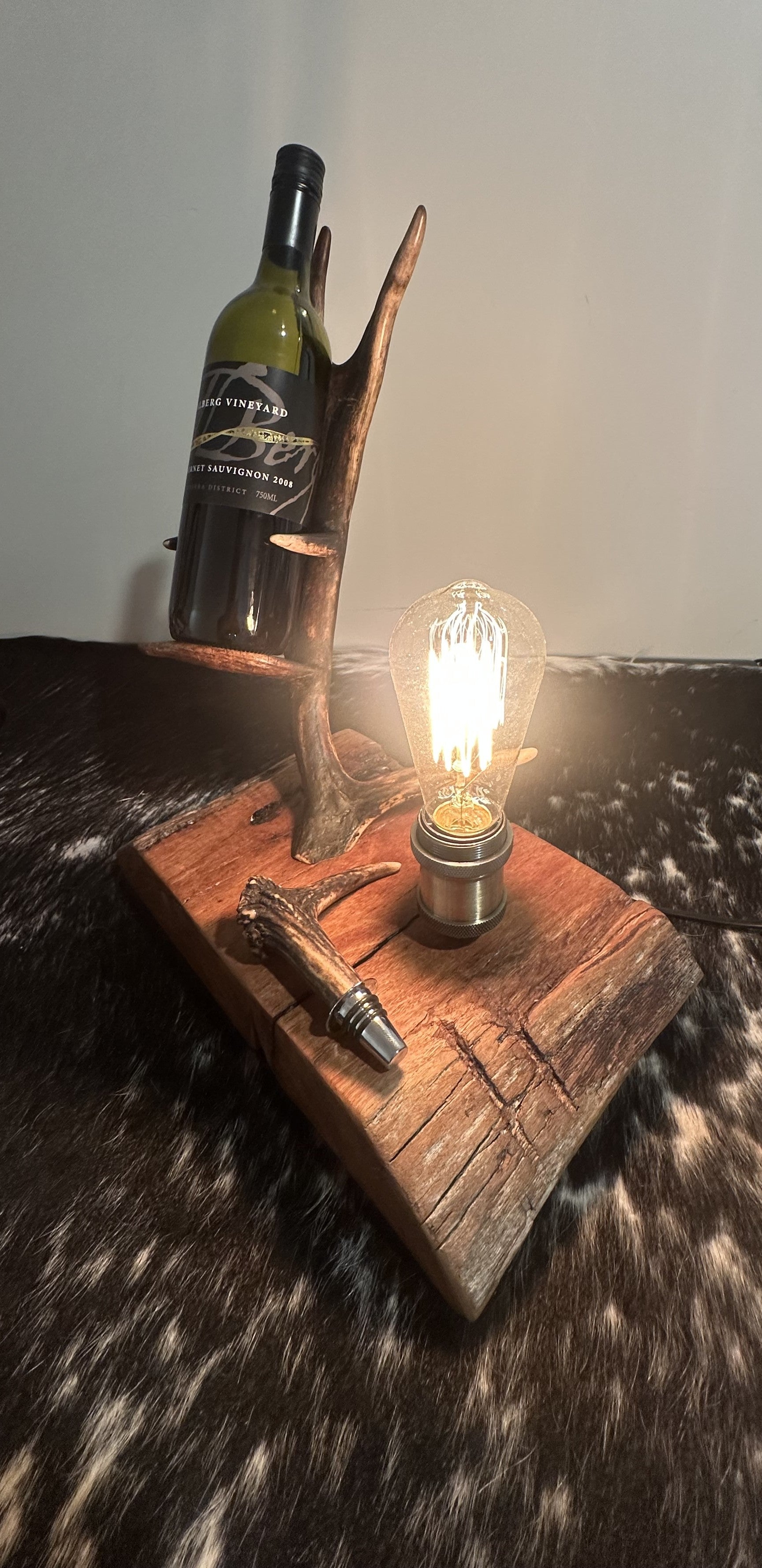 Fallow Bottle holder Lamp.