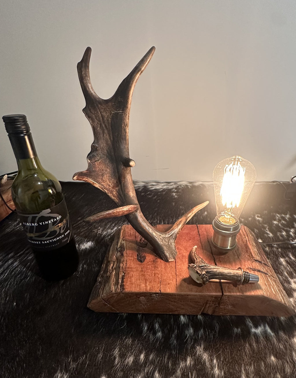 Fallow Bottle holder Lamp.